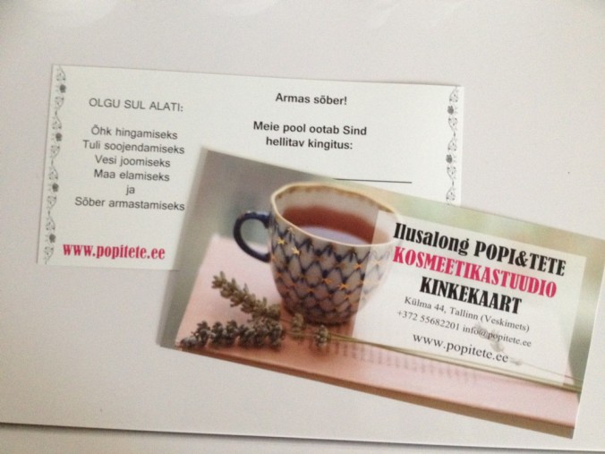 kinkekaart